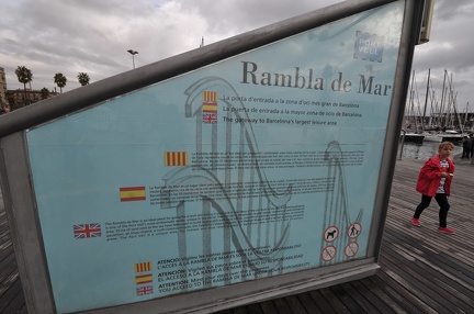 Rambla de Mar sign1